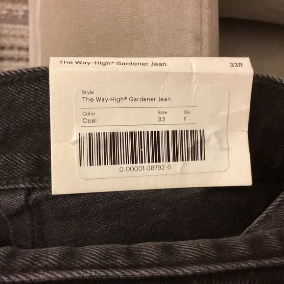 Everlane Women's Way-High® Gardener Jean in Coal, Size 33, Cotton - Picture 5 of 5